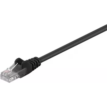 Wentronic Goobay cable de red CAT 5e, U/UTP, negro, 5 m - CCA aluminio con revestimiento de cobre (68651)