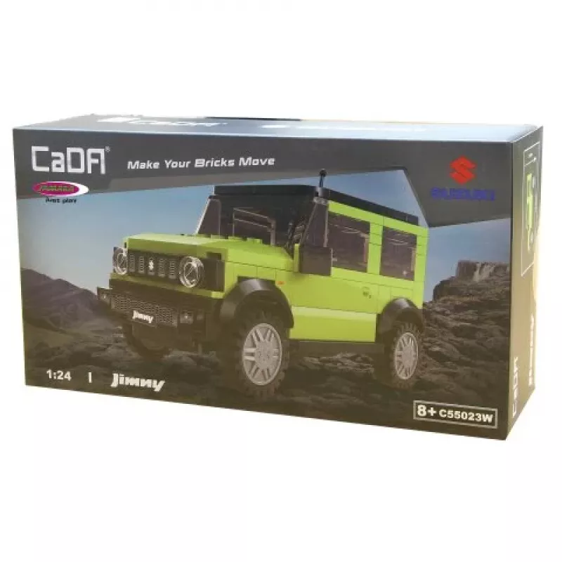Set de bloques de construcción JAMARA CaDA Suzuki Jimny 1:24, verde, 8+ (402865)