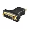 Wentronic Goobay adaptador HDMI a DVI-D, HDMI conector macho a DVI-D conector hembra, dorado, negro, 2560x1600 68930