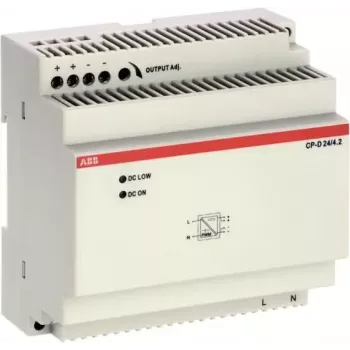 ABB CP-D 24/4.2 fuente de alimentación para carril DIN 24V DC 4,2A 100,8W 1 fase 1SVR427045R0400