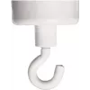 FRANKEN imán con gancho HM25, 4 kg de fuerza de sujeción, 25 mm de diámetro, blanco, 1 ud.