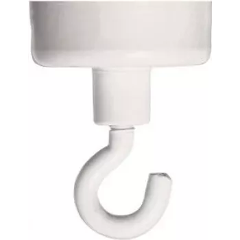 FRANKEN imán con gancho HM25, 4 kg de fuerza de sujeción, 25 mm de diámetro, blanco, 1 ud.