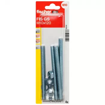 Fischer FIS GS M10 x 120 K NV anclaje roscado 120 mm, acero galvanizado, 1 ud. 503791