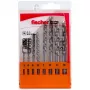 Fischer D-S 543027 set de brocas helicoidales para piedra 8 piezas