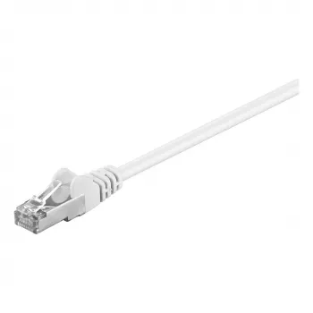 Wentronic Goobay cable de red CAT 5e F/UTP, 0,5 m, blanco