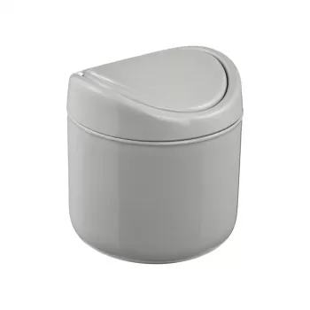 keeeper svenja eco cubo de basura orgánica de cocina, gris piedra, 1,3 L, PP reciclado, cubo de basura de mesa – 1 unidad 1067815000000