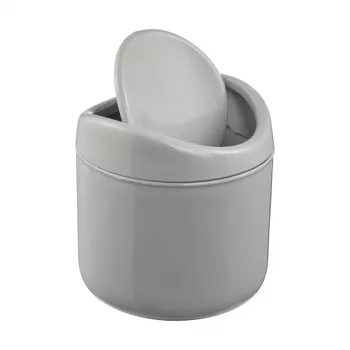 keeeper svenja eco cubo de basura orgánica de cocina, gris piedra, 1,3 L, PP reciclado, cubo de basura de mesa – 1 unidad 1067815000000
