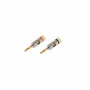 SHIVERPEAKS BASIC-S set de conectores banana, 2 piezas rojo/negro, metal dorado, 4 mm BS56210-SET