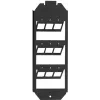 Rutenbeck KMK-GT 3 embellecedor modular con inserto para cajas de suelo, 9 puertos, negro RAL 9005 17000033