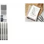Faber-Castell EBERHARD FABER estilógrafos pigmentados negros set de 4 piezas (0,1, 0,3, 0,5, 0,7 mm) resistente al agua resistente a la luz permanente 558104