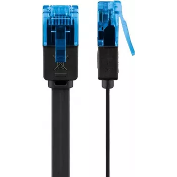 Wentronic cable de red RJ45 Cat6a 3m U/UTP dorado 96334