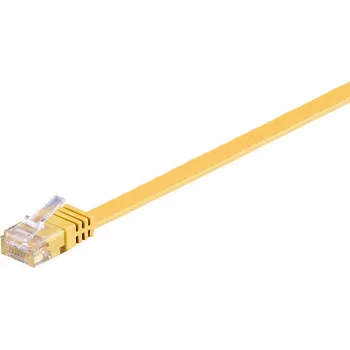 Wentronic cable de red RJ45 CAT6 0,5m, U/UTP, amarillo 96396
