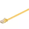 Wentronic cable de red RJ45 CAT6 0,5m, U/UTP, amarillo 96396