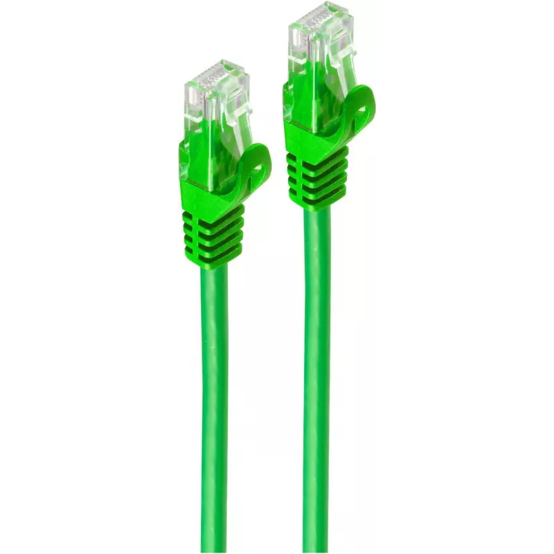 SHIVERPEAKS BASIC-S cable de red Cat.6A U/UTP, verde, 5m, RJ45, 10Gbps, 500MHz BS08-35053