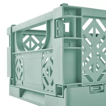 keeeper caja plegable mini fritzi, talla L, Nordic Green, 9,6 litros, caja de almacenamiento decorativa plegable, apta para alimentos, 1 ud. 1023431500000