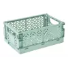 keeeper caja plegable mini fritzi, talla L, Nordic Green, 9,6 litros, caja de almacenamiento decorativa plegable, apta para alimentos, 1 ud. 1023431500000