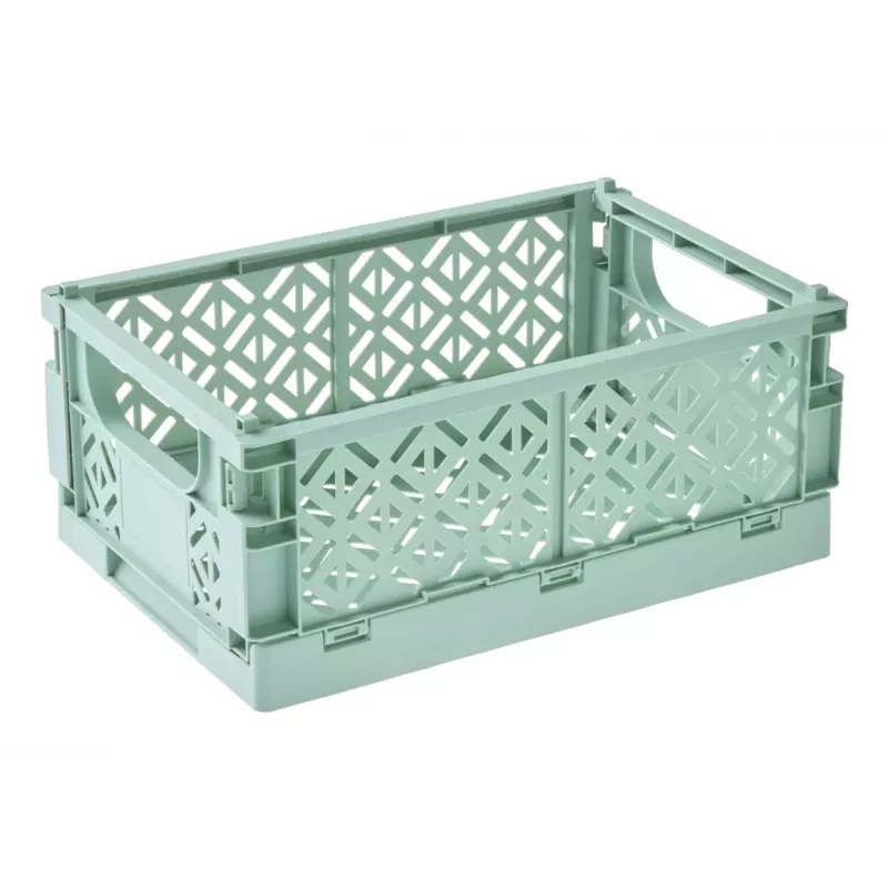 keeeper caja plegable mini fritzi, talla L, Nordic Green, 9,6 litros, caja de almacenamiento decorativa plegable, apta para alimentos, 1 ud. 1023431500000