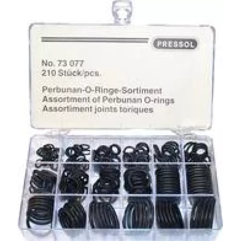 Pressol 73077 surtido de juntas tóricas