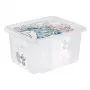 keeeper caja de almacenamiento karolina Stitch, 24 litros caja giratoria/apilable con tapa, PP, transparente, 1 ud. 1223700131900