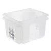 keeeper caja de almacenamiento karolina Stitch, 24 litros caja giratoria/apilable con tapa, PP, transparente, 1 ud. 1223700131900