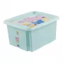 keeeper caja de almacenamiento karolina Peppa Pig, 24 litros caja giratoria/apilable con tapa, PP, aguamarina, 1 ud. 1223762433600