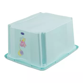 keeeper caja de almacenamiento karolina Peppa Pig, 24 litros caja giratoria/apilable con tapa, PP, aguamarina, 1 ud. 1223762433600