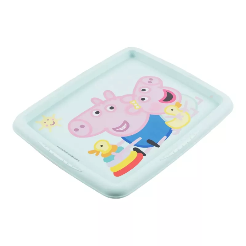 keeeper caja de almacenamiento karolina Peppa Pig, 24 litros caja giratoria/apilable con tapa, PP, aguamarina, 1 ud. 1223762433600