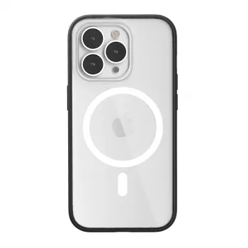 Woodcessories ECO646 Funda para iPhone 14 Pro Max transparente negra