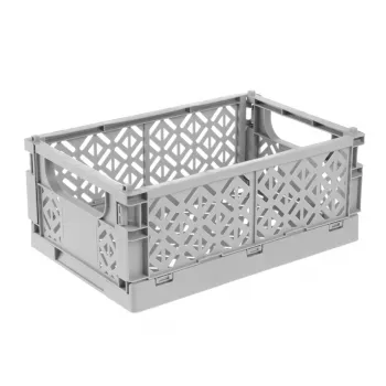 keeeper Mini caja plegable fritzi, talla M, Nordic Grey, 3,4 litros, caja decorativa plegable, apta para alimentos, 1 unidad 1023313000000