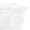 keeeper fredo fresh Set de recipientes para conservar alimentos, 2 x 3,3 L, rectangulares, transparentes con tapas grises 3068082700000