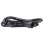 BACHMANN Cable de alimentación IEC C20 a C19 1m negro 16A 250V 356.1228