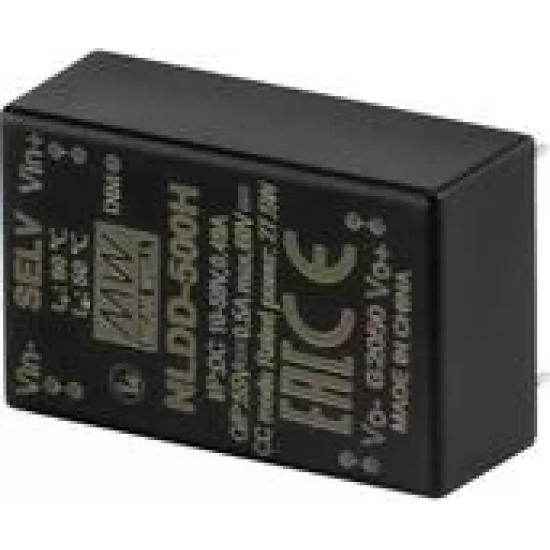 Mean Well NLDD-1400H Convertidor reductor DC/DC Controlador LED de corriente constante entrada 6-50V, salida 2-48V, 1400mA, atenuación PWM, montaje en PCB