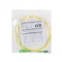 LogiLink OS2 Cable de parcheo de fibra óptica monomodo SC a LC simplex, 30 m, G657.A2, LSZH, amarillo FPSLS30