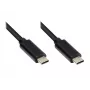 EXSYS EX-K1585-2.0 cable USB-C 2 m, USB 3.2 Gen 1, negro