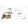 EXSYS EX-45034 Tarjeta PCIe serie RS-232/422/485 de 4 puertos (FTDI)