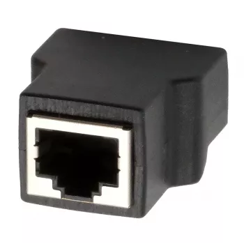 EXSYS EX-49112 Adaptador RJ45 hembra a bloque de terminales de 8 pines con pulsador, CAT.5e