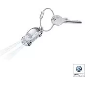 Troika KR16-40/CH Llavero de aluminio fundido - plateado