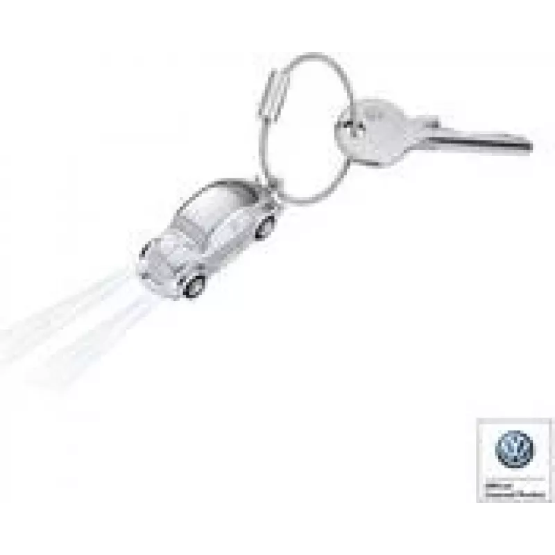 Troika KR16-40/CH Llavero de aluminio fundido - plateado