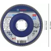 Bosch X-LOCK disco de láminas de desbaste 115 mm G 60 para metal, angulado, X571 Best for Metal 2608621763