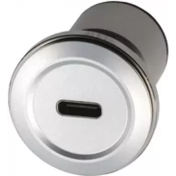 EXSYS EX-49194 Adaptador de empotrar metálico, USB-C hembra a USB-A hembra