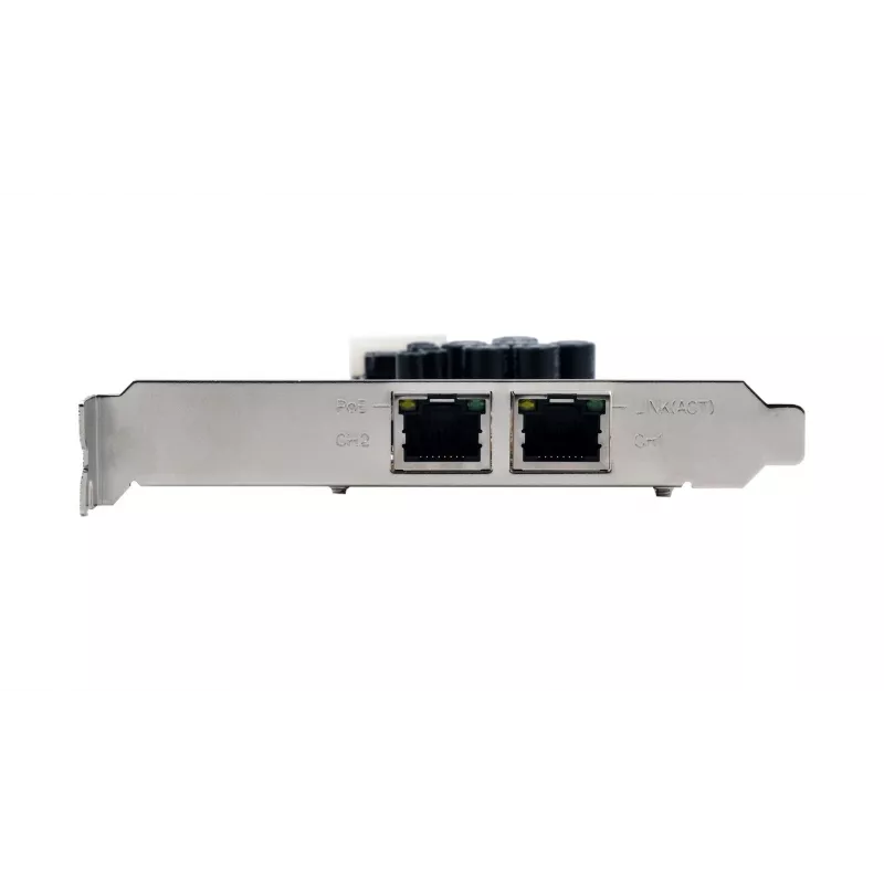 EXSYS EX-6072POE-2 Tarjeta PCIe Gigabit Ethernet dual con PoE, perfil bajo