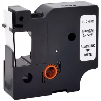 Renkforce RF-LT-D45803 Cartucho de cinta de rotulación compatible DYMO D1, 19 mm, blanco/negro, 7 m RF-6027838