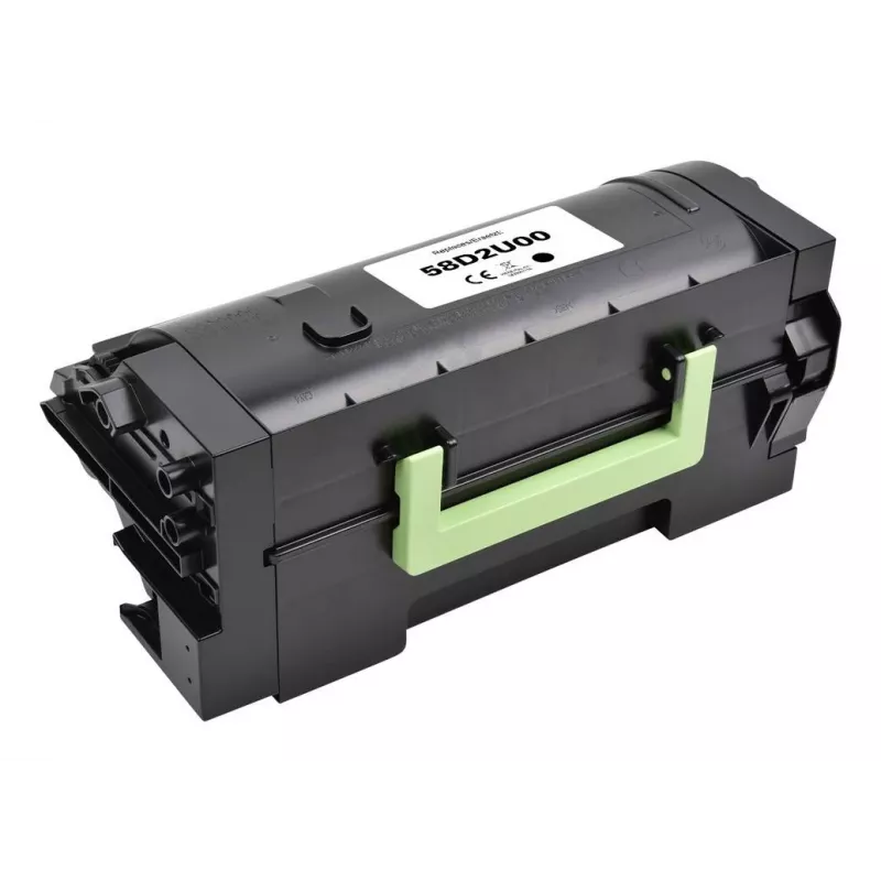 Renkforce RF-6131510 Cartucho de tóner negro compatible para Lexmark 58D2U00 - 55.000 páginas