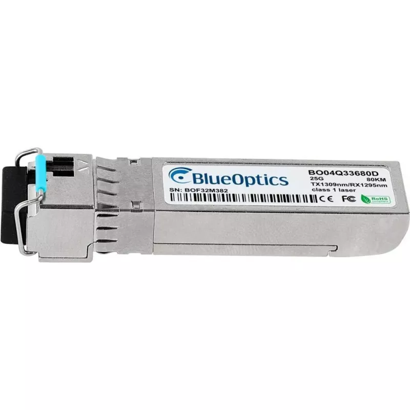 BlueOptics SFP28 25G BX-D 80km LC Simplex Transceptor para Cisco SFP28-25G-BX-D-80KM-CS-BO