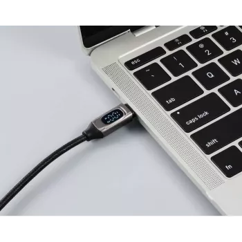 Renkforce Cable USB-C a USB-C 2.0, 2 m, plateado (metálico) RF-6249498