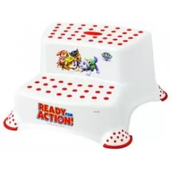 keeeper kids Igor Paw Patrol Escalón de 2 niveles, blanco con estampado, capacidad de carga 120 kg, antideslizante 1003210013700
