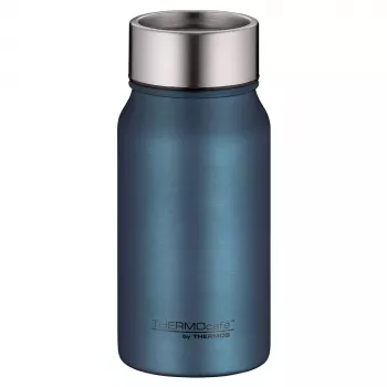 THERMOS vaso isotérmico TC, 0,35 L, azul mate acero inoxidable, doble pared, a prueba de fugas 4097.342.035
