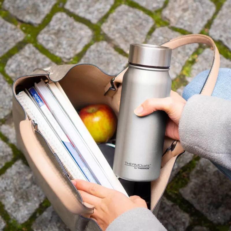 THERMOS vaso isotérmico TC, 0,5 L, Midnight Blue, acero inoxidable de doble pared, a prueba de fugas 4097.342.050