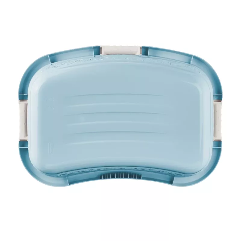 keeeper Lasse cesta de ropa ergonómica con forma de riñón, Nordic Blue, 40 L, asas Soft-Grip, 1 unidad 1078268000000