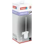 tesa MOON WHITE set de cepillo de váter y soporte, autoadhesivo, metal, blanco mate 40571-00000-00